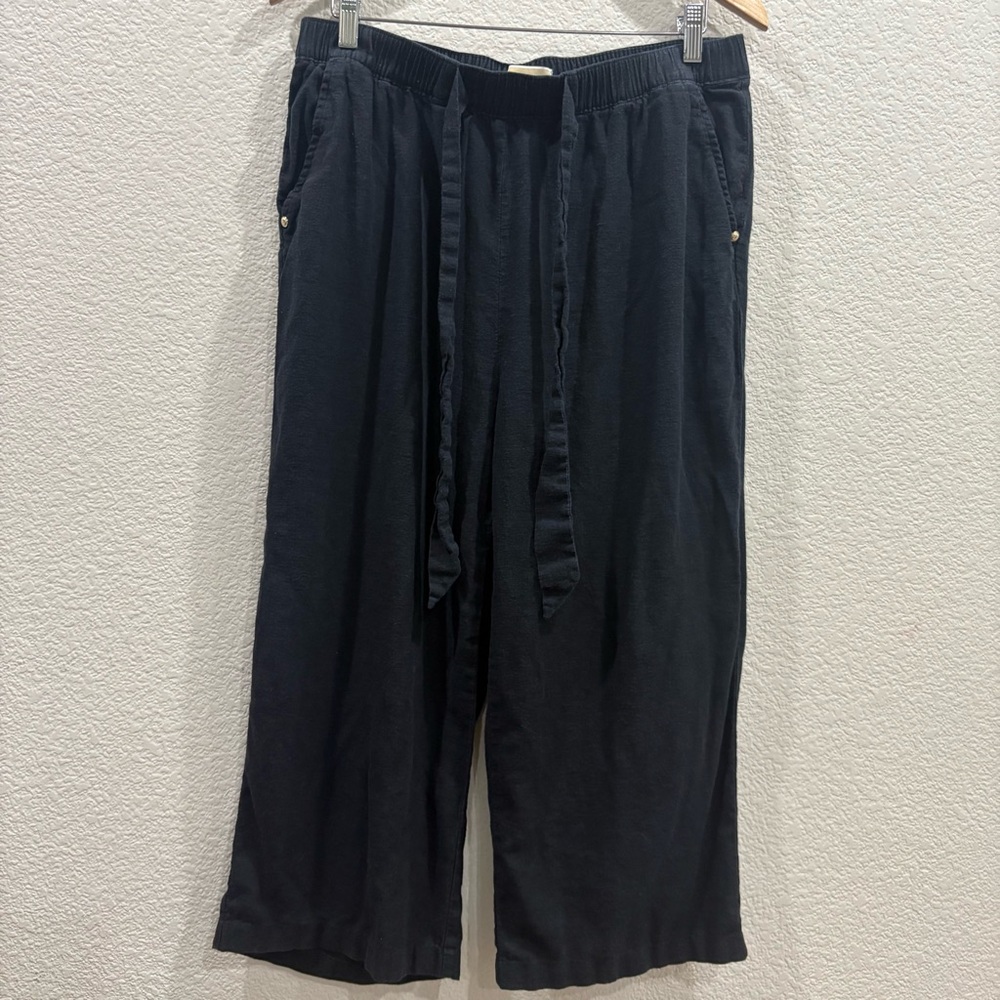 MICHAEL Michael Kors Charcoal Wide Leg Ankle Pants